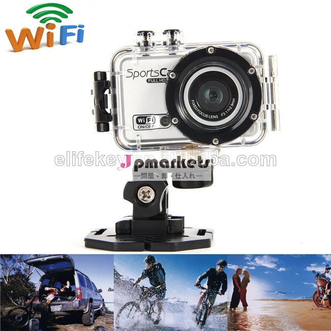 ドライバーのレコーダーhd車dvrカメラwifi1080m300防水アクションスポーツ自転車オートバイヘルメットデジタルカメラビデオカメラ問屋・仕入れ・卸・卸売り