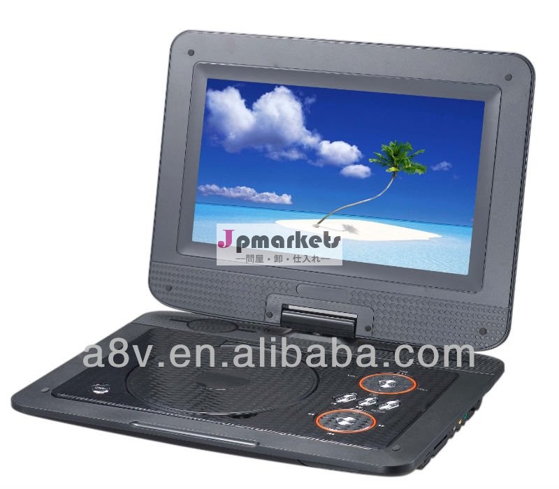 最新モデルの高精細led2013モニターポータブルdvdプレーヤーとusb/sdtvチューナーmpeg4fm/amゲーム機能問屋・仕入れ・卸・卸売り