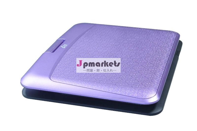 12- インチ付きポータブルdvdプレーヤーsd/mmcカードスロットとusb2.0フルスピーカー問屋・仕入れ・卸・卸売り