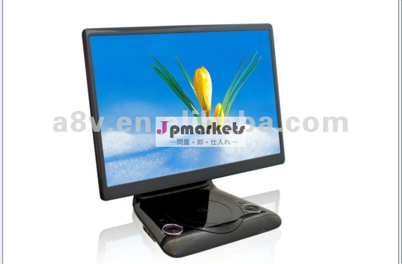 インチのすべて17.31つのhdポータブルdvdプレーヤーとtvfmラジオ・tv/usb/sd/avに/アウト機能問屋・仕入れ・卸・卸売り