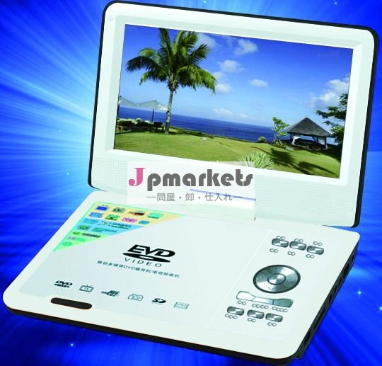 7インチTFTのワイドスクリーンの表示を持つ回転携帯用DVDプレイヤーおよび作り付けのステレオスピーカー問屋・仕入れ・卸・卸売り