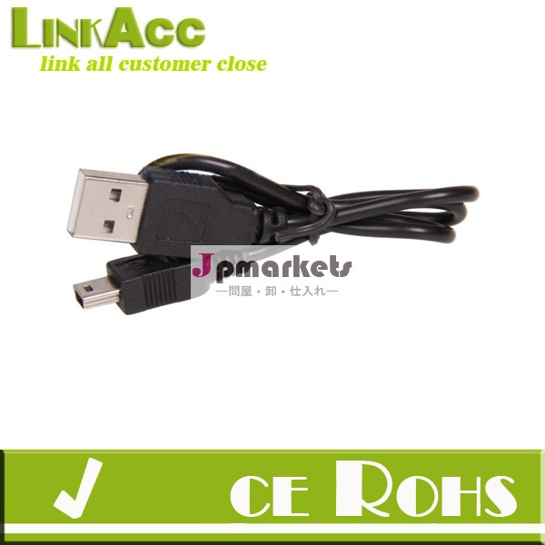 Linkacc-th166 50cm USB 2.0 5-Pin Mini B Male to A Male Data Power Cable for Mp3 Mp4 Camera問屋・仕入れ・卸・卸売り