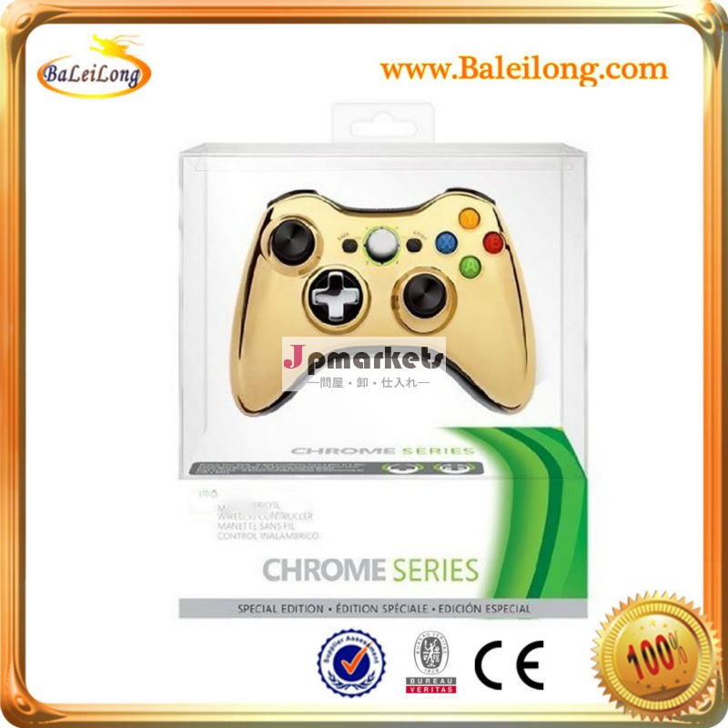 マイクロソフトxbox360のための特別版chromeシリーズ金ワイヤレスコントローラ問屋・仕入れ・卸・卸売り