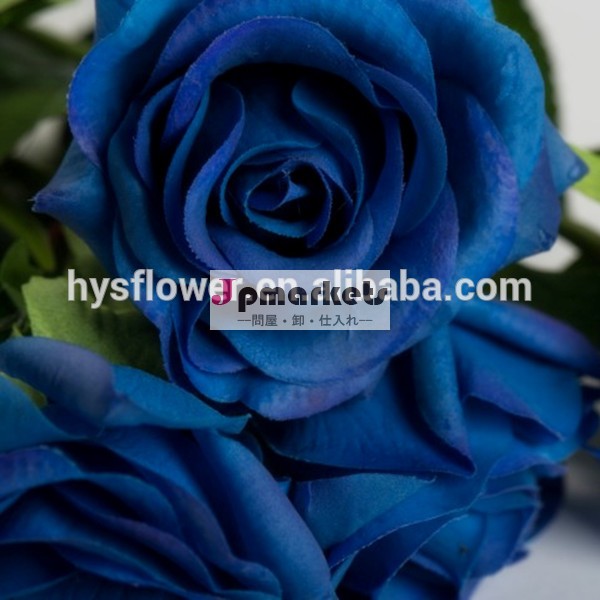 結婚式ミニロイヤルブルーは人工的な花バラ、 ラテックスリアルタッチの花問屋・仕入れ・卸・卸売り