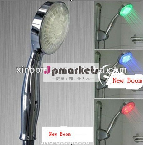 トイレ、 欧州xbm-l1012プラスチックシャワーヘッドledシャワーの列問屋・仕入れ・卸・卸売り