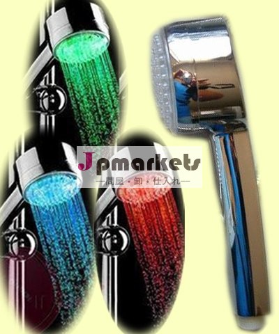 Led lcd shower head with light問屋・仕入れ・卸・卸売り