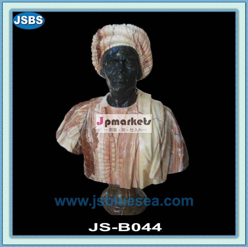 石彫刻が施された有名な黒男性インドの肖像問屋・仕入れ・卸・卸売り