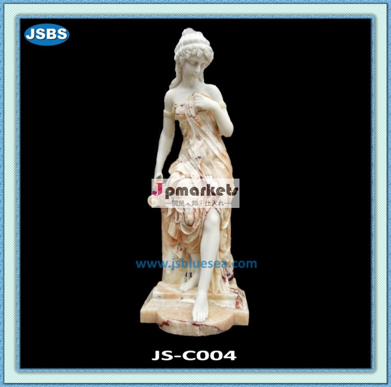 Colorful Large Marble Woman Art Sculpture問屋・仕入れ・卸・卸売り