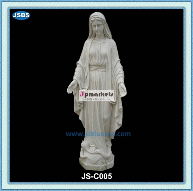 手彫り白大理石の聖母マリア像問屋・仕入れ・卸・卸売り