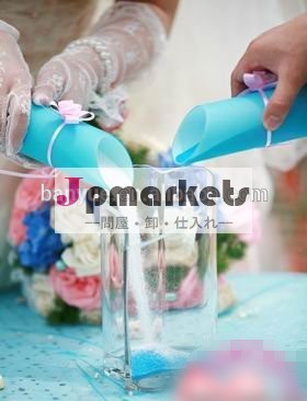 自然の芸術2014年熱い販売細かい砂結婚式のための結婚式の装飾的な色問屋・仕入れ・卸・卸売り