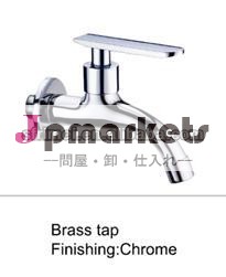 シンプルなシングルハンドル真鍮の浴室の蛇口ウォールマウント高品質低価格屋内屋外kl-6098クロームメッキタップ問屋・仕入れ・卸・卸売り