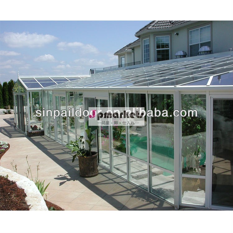 ホワイトカラーのアルミ製sunrooms豪華な問屋・仕入れ・卸・卸売り