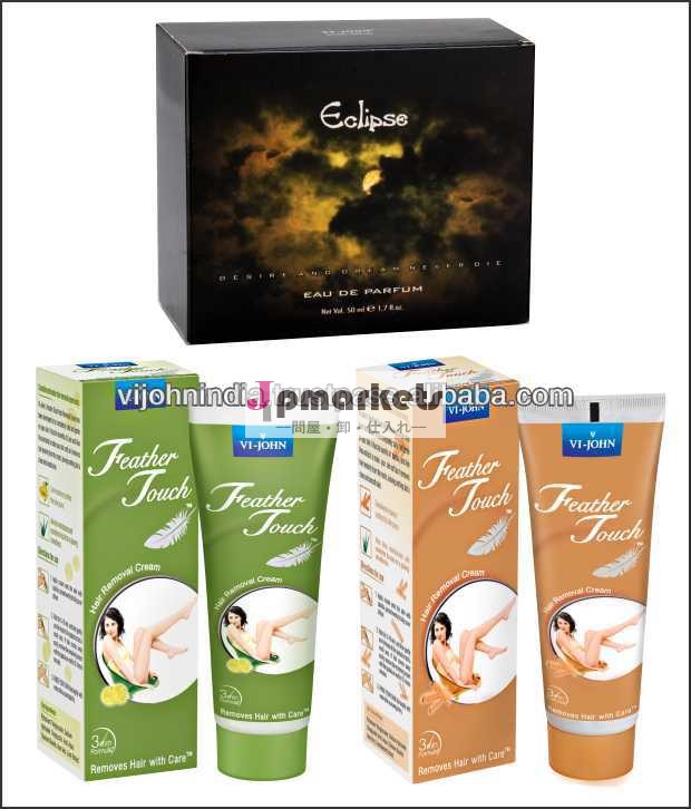 フェザータッチvijohn脱毛クリーム( ライム・サンダル) ・60gmvi- ジョンeclips50ml香水問屋・仕入れ・卸・卸売り