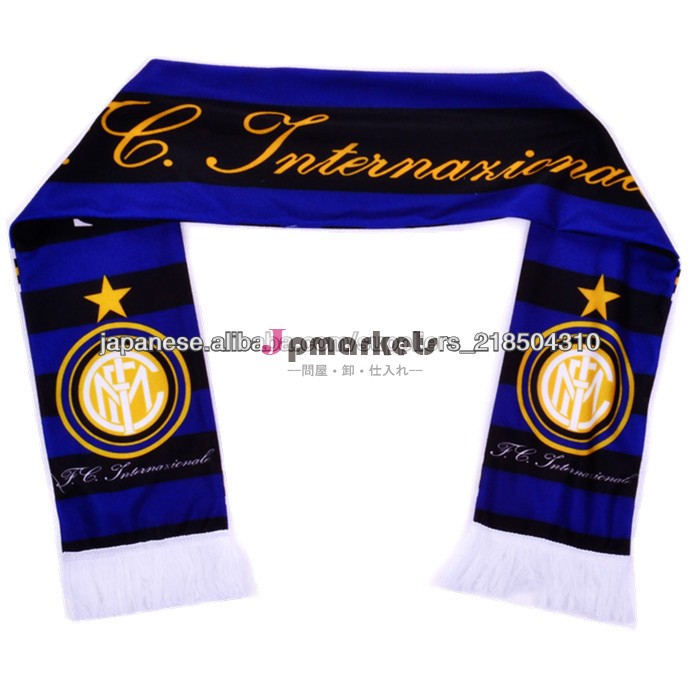 インテルミラノサッカーのスカーフは,カスタムスカーフ問屋・仕入れ・卸・卸売り