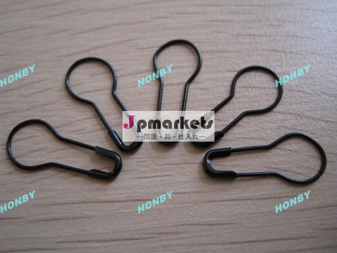 22mmの黒い鋼鉄宝石類Pin (球根安全ピン)問屋・仕入れ・卸・卸売り