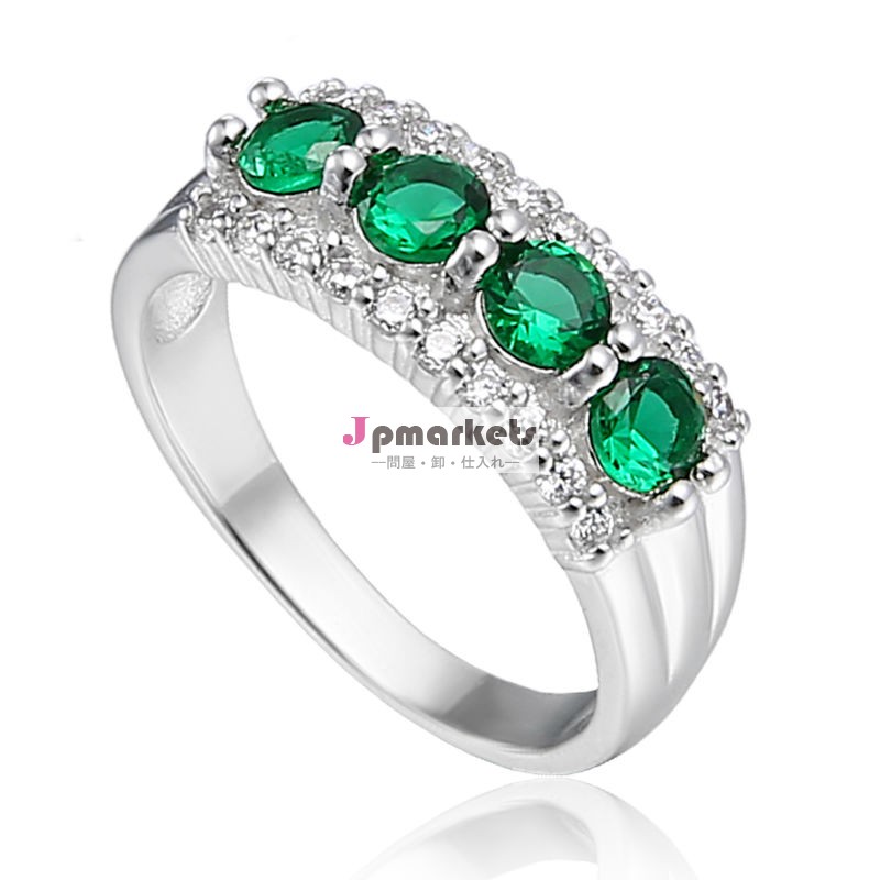 オレンジ色の石の結婚指輪2014年手作りwomen|zirconring|fashion女性用リング合金ジルコンリングジュエリー問屋・仕入れ・卸・卸売り