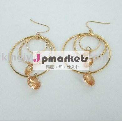 最新の熱い販売の高品質ファッション2013金メッキ耳問屋・仕入れ・卸・卸売り