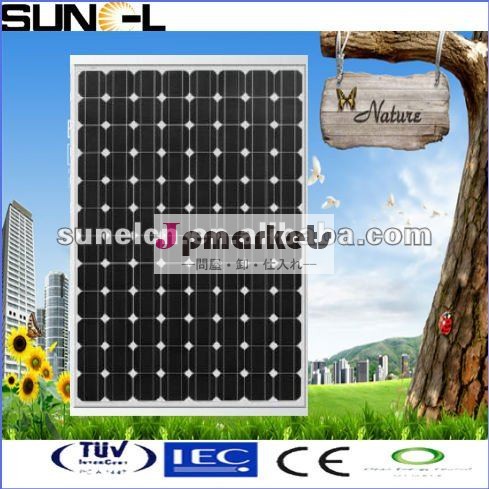 255Wモノラルcystallineの太陽電池パネル、太陽モジュール、TUVのセリウム、IECのCECの証明問屋・仕入れ・卸・卸売り