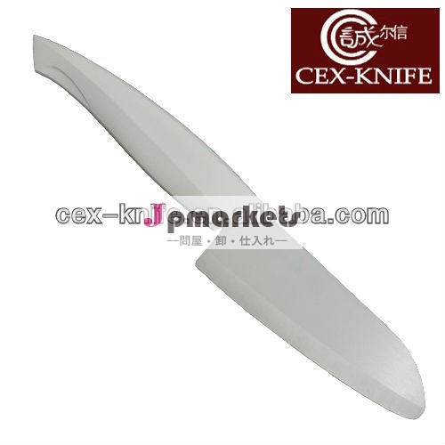 5.5" 日本の白handeセラミック三徳包丁問屋・仕入れ・卸・卸売り
