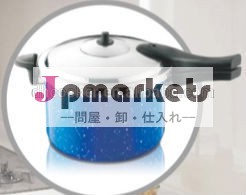 青ボディのアルミ圧力鍋問屋・仕入れ・卸・卸売り