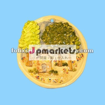 木と家をぶら下げセラミック壁プラークの装飾問屋・仕入れ・卸・卸売り