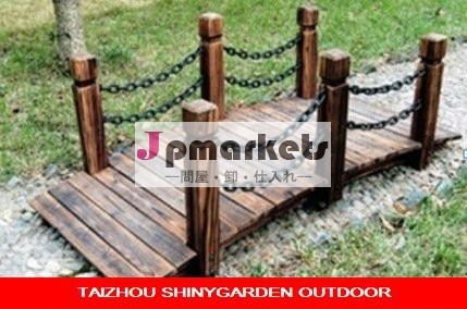 チェーンホールダーが付いている木の庭の鎖式吊り橋問屋・仕入れ・卸・卸売り