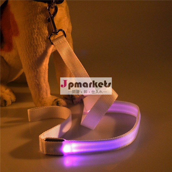 新しい安価な2014年卸売製品ledペットショップのためのナイロン犬の首輪・綱問屋・仕入れ・卸・卸売り