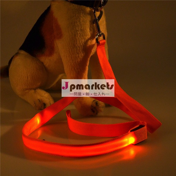 新しい安価な2014年卸売製品ledペットショップのためのtpuの犬の綱問屋・仕入れ・卸・卸売り