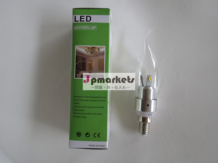 Ledライトe14ledエネルギー- の電球を省エネled電球220vled3w5w6w先端が尾を引いて問屋・仕入れ・卸・卸売り