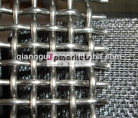 安平ステンレス鋼の装飾的な圧着ワイヤメッシュ( 自身の工場および輸出iso+bv+sgs付き)問屋・仕入れ・卸・卸売り