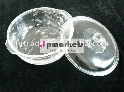 溶かされた水晶ベーキング皿、水晶バーベキュー鍋、鍋問屋・仕入れ・卸・卸売り
