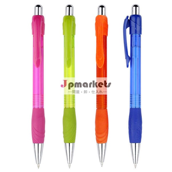 透明なプラスチック製のボール2013昇進のギフトペン( caneta) os-8875昇進のロゴの印刷のための問屋・仕入れ・卸・卸売り