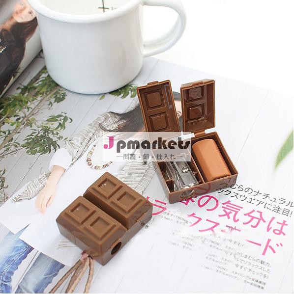 卸売オフィス・学校創造的なプロモーションのチョコレートの形状の新規性の鉛筆削り鉛筆削り問屋・仕入れ・卸・卸売り