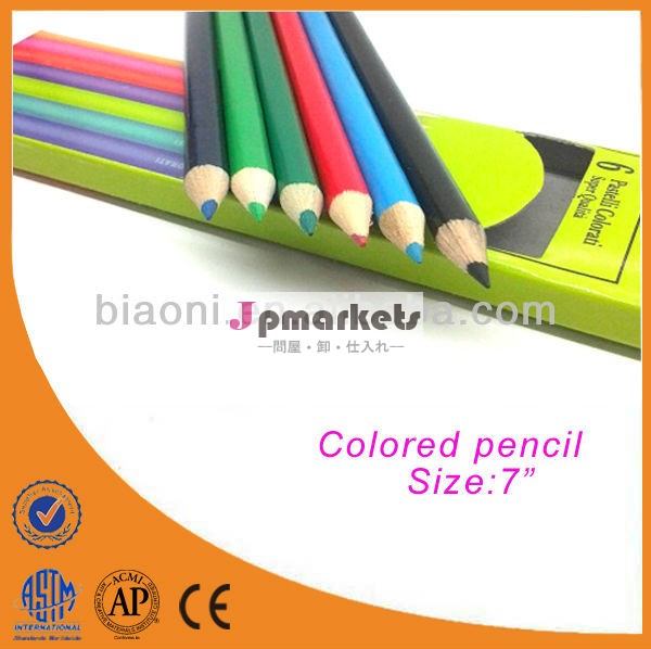 7" 学生のための明るい色の木製鉛筆問屋・仕入れ・卸・卸売り