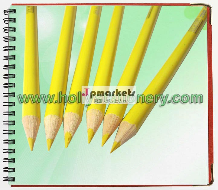 色の鉛筆7インチ黄色/yellowに消しゴムが付いた色鉛筆問屋・仕入れ・卸・卸売り