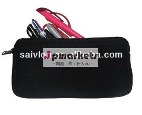 黒ネオプレン鉛筆の袋/case/ポーチ問屋・仕入れ・卸・卸売り