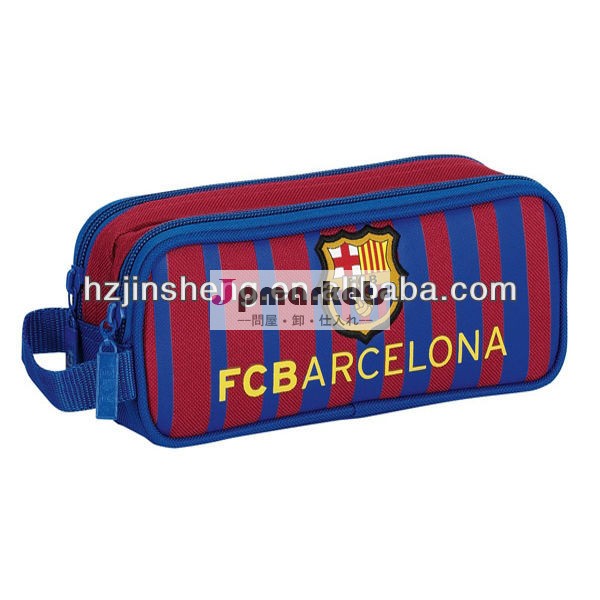 サッカーファンホット販売贈り物ポリエステル鉛筆バッグ問屋・仕入れ・卸・卸売り