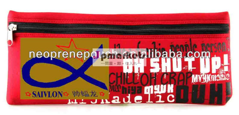 カスタマイズされた学校の文房具鉛筆ネオプレンポーチ/bags/ケースフル印刷で問屋・仕入れ・卸・卸売り
