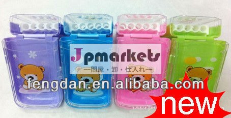最も安い卸し売り子供の漫画のプラスチック折る筆箱またはかわいい家の形の動物の筆箱問屋・仕入れ・卸・卸売り