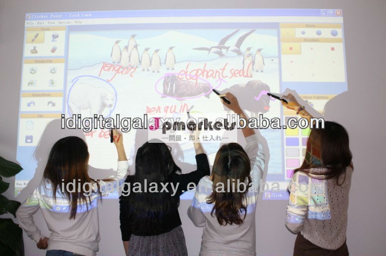 自由なshiping、 usb赤外線80''ポータブルインタラクティブホワイトボードスマートボードi- interactor( i- カム・i- ペン) dg-100マルチ- ライティング問屋・仕入れ・卸・卸売り