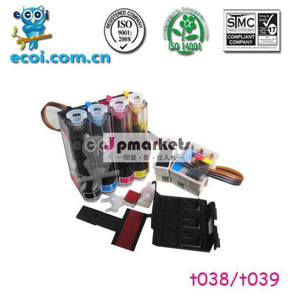 T038ciss、 t039詰め替えインクカートリッジ、 エプソン用c41/c43/c45問屋・仕入れ・卸・卸売り