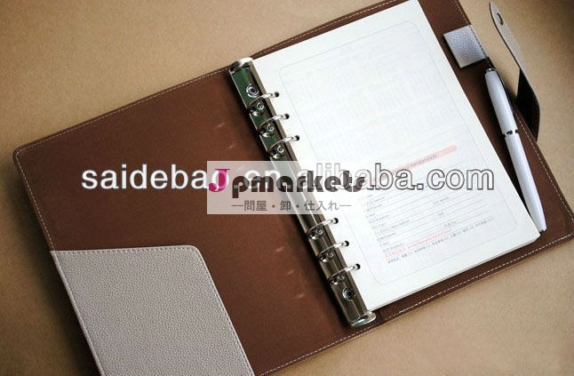 20156リング- バインダープランナー詰め替え週間カレンダーカバーオーガナイザーレザーハード/notebookプロジェクトのための問屋・仕入れ・卸・卸売り