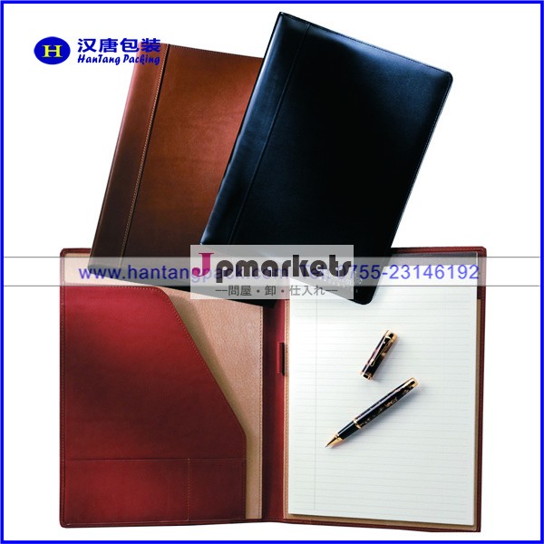 革のフォルダ、 革padfolio、 ジュニアpadfolio問屋・仕入れ・卸・卸売り
