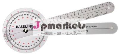 プラスチック製のゴニオメータ360度クリアベースライン問屋・仕入れ・卸・卸売り