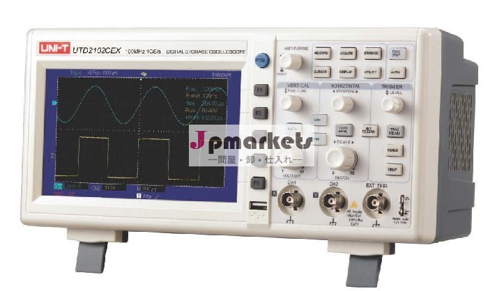 Uni-tデジタル71gs/sutd2102cex100mhzの" tftlcd2- チャンネルのデジタルストレージオシロスコープ問屋・仕入れ・卸・卸売り