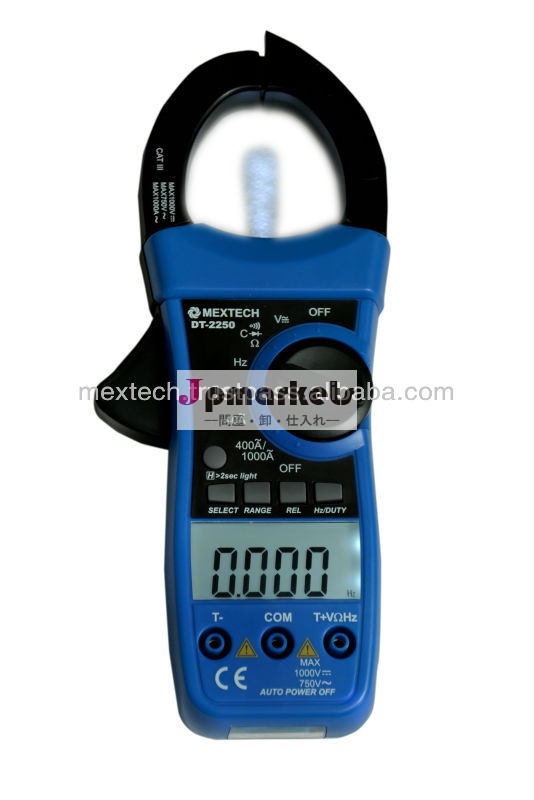Dt-2250デジタルクランプメーター問屋・仕入れ・卸・卸売り