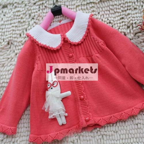 tcs1044熱い販売の新しい生まれた赤ちゃんの衣服を編んだ秋かわいい小さな女の子のための赤ちゃんのセーターのデザイン問屋・仕入れ・卸・卸売り