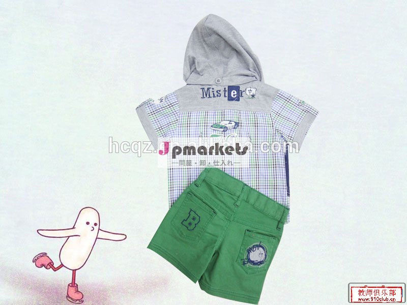 夏新しい到着2015通気性コットン子供服問屋・仕入れ・卸・卸売り