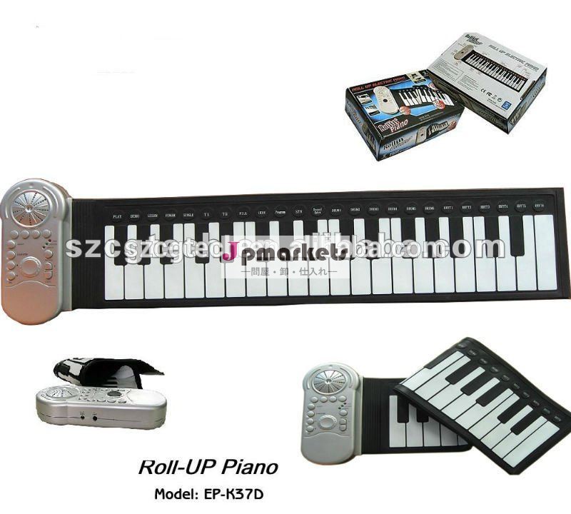 熱い販売37シミュレーションキー電子ミニチュアロールアップピアノ。問屋・仕入れ・卸・卸売り