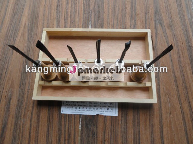 KMJ-121412木工業回転用具6のPCセット、のみを切り分ける手はのみをgraved問屋・仕入れ・卸・卸売り
